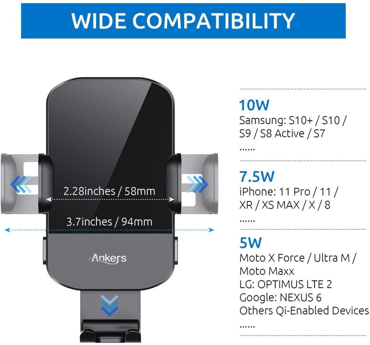 15W Wireless Car Charger Fast Charging - Image 6
